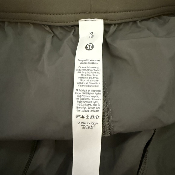 Lululemon High-Rise Ruched Mini Skirt Size XL Army Green - Picture 8 of 10